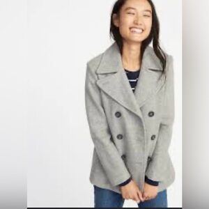 NWT Old Navy Soft Brushed Pea Coat. Size small